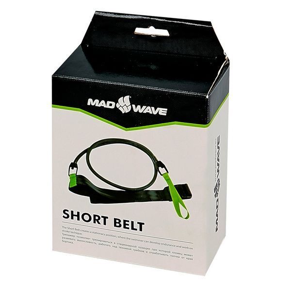 Трос эластичный с поясом MadWave SHORT BELT M077104 длина-1,15м цвета в ассортименте 3,6-10,8 кг M077104 фото