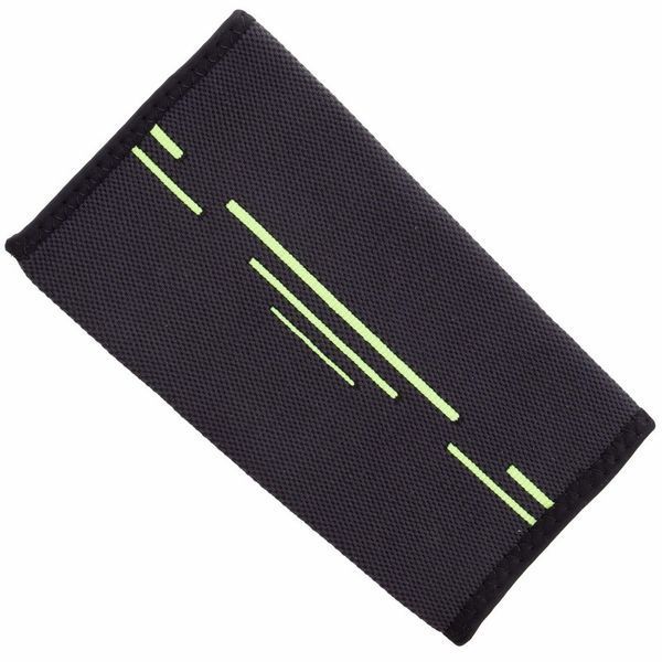 Фиксатор мышц голени спортивный компрессионный 1штука SIBOTE ST-1012-G S-XL серый-салатовый ST-1012-G фото