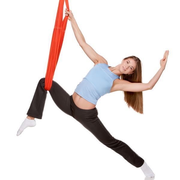 Гамак для йоги с ручками Antigravity Yoga SP-Planeta FI-5323 цвета в ассортименте FI-5323 фото