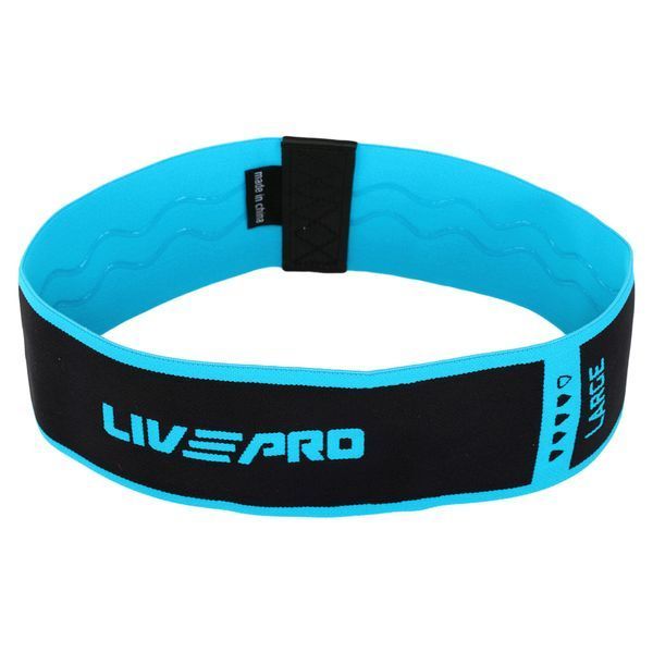 Резинка тканевая для упражнений лента сопротивления LOOP BANDS LiveUp LP8414-M черный LP8414-M фото