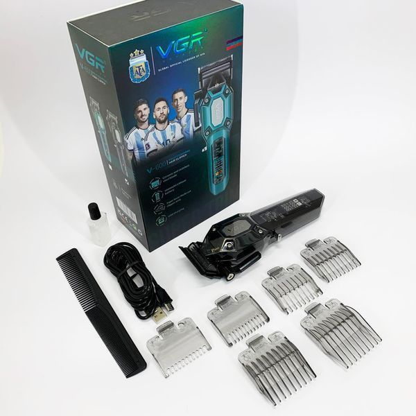 Аккумуляторная машинка для стрижки VGR V-600. Цвет: черный ws17347 фото