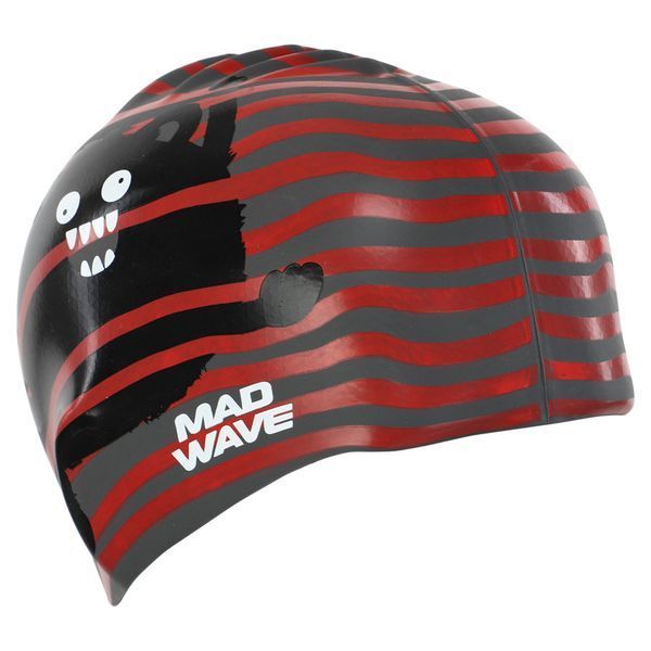 Шапочка для плавания силиконовая юниорская MadWave Junior MONSTER M057309 цвета в ассортименте M057309 фото