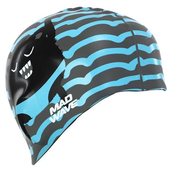 Шапочка для плавания силиконовая юниорская MadWave Junior MONSTER M057309 цвета в ассортименте M057309 фото