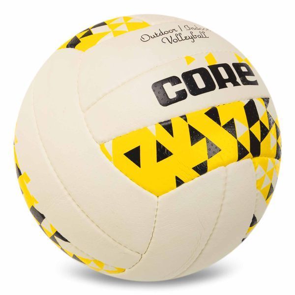 Мяч волейбольный Composite Leather CORE CRV-035 №5 белый-желтый CRV-035 фото