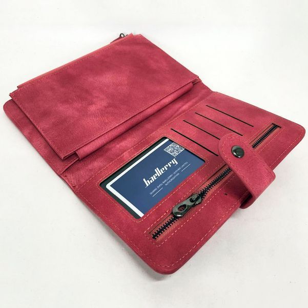Женский кошелек Baellerry JC224, Стильный женский кошелек, Кошелек девушке мини. Цвет: розовый ws37745 фото