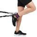 Лямка для ніг TRAINING ANKLE STRAPS 3.0 EZOUS H-04 1шт чорний-фіолетовий H-04 фото 10