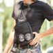 Тактична чоловіча сумка з кобурою Cordura 1000D &ndash; 6 кишень, чорна ws12228 фото 11