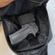 Тактична чоловіча сумка з кобурою Cordura 1000D &ndash; 6 кишень, чорна ws12228 фото 3