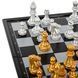 Шахматы настольная игра пластиковые на магнитах Bear Card 2212A размер 25см x 25см х 2см 2212A фото 3