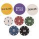 Набор для покера в металлической коробке Professional Poker chips SP-Sport IG-3006 500 фишек IG-3006 фото 2