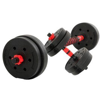 Гантели трансформер превращаются в штангу 3в1 SP-Sport TA-9455-15 15кг черный-красный TA-9455-15 фото