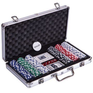 Набор для покера в алюминиевом кейсе Poker game set SP-Sport IG-2114 300 фишек IG-2114 фото