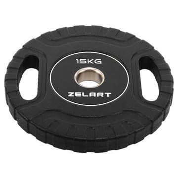 Блины диски CPU покрытие 2 Handle металлическая втулка Zelart TA-3438-15 o51мм 15кг черный TA-3438-15 фото