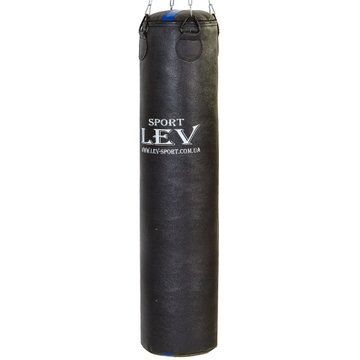 Мешок боксерский Цилиндрический Кирза LEV LV-2809 140х33см черный LV-2809 фото