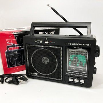 Портативный радиоприемник GOLON RX-99/3920 аккумуляторный FM/AM/SW с воспроизведением USB/MicroSD ws43197 фото