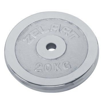 Млинці диски хромовані Zelart TA-7786-20 31мм 20кг хром TA-7786-20 фото