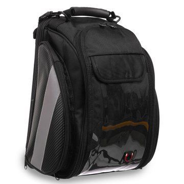 Сумка на бак мотоцикла на магнитах с окном под телефон Tank Bag BUOTAI YA6 39х30х27см черный YA6 фото