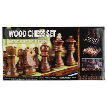 Шахматы настольная игра деревянные ZOOCEN FL334 размер 34см x 37см x 2,75см FL334 фото