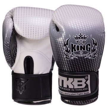 Перчатки боксерские детские на липучке кожаные TOP KING Super Star TKBGKC-01 S-L цвета в ассортименте S(4 унции) 3-5 лет TKBGKC-01 фото
