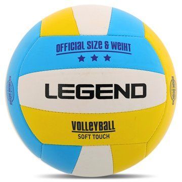 Мяч волейбольный Legend VB-3861 №5 PVC желтый-голубой-белый VB-3861 фото