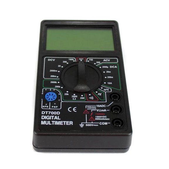 Цифровой мультиметр Digital Tech DT700D большой дисплей (со звуком), мультиметр с защитой ws28459 фото