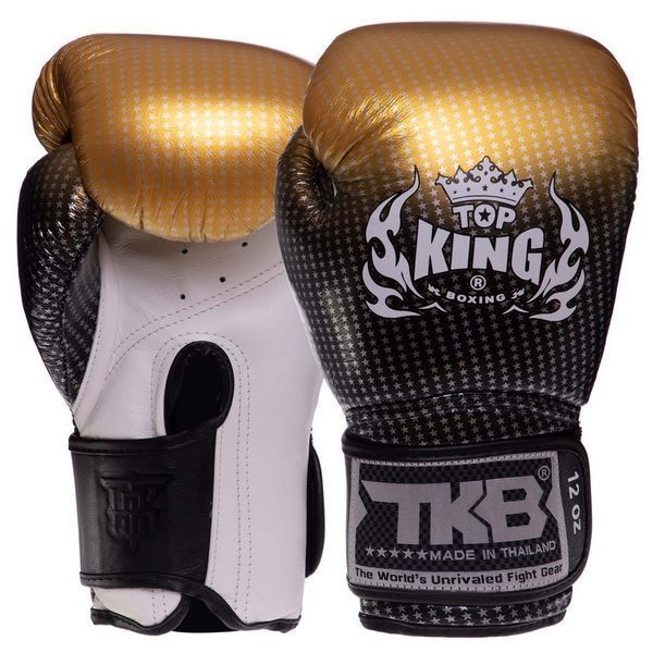 Перчатки боксерские на липучке кожаные TOP KING Super Star TKBGSS-01 8-18унций цвета в ассортименте 8 унции TKBGSS-01 фото