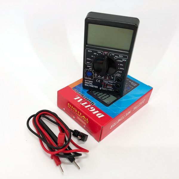 Цифровой мультиметр Digital Tech DT700D большой дисплей (со звуком), мультиметр с защитой ws28459 фото