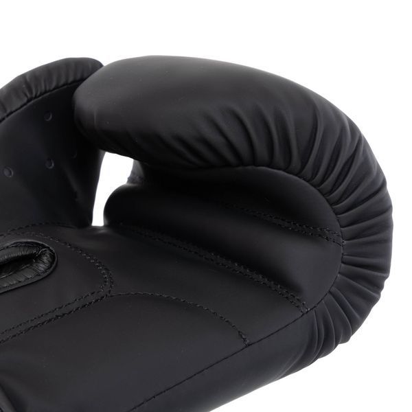 Перчатки боксерские на липучке PU MAXXMMA GB10 10-12 унций черный 10 унции GB10 фото