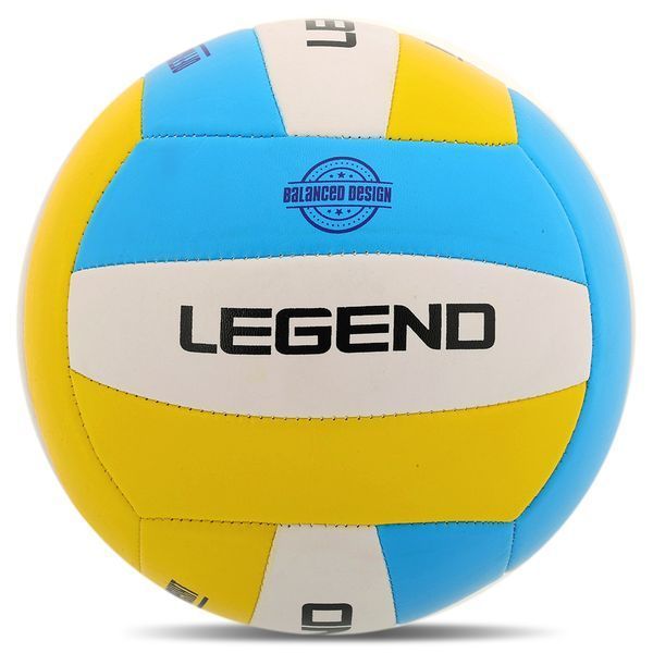 Мяч волейбольный Legend VB-3861 №5 PVC желтый-голубой-белый VB-3861 фото