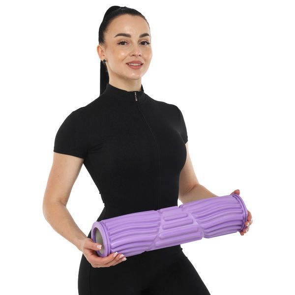 Ролер масажний циліндр (ролик мфр) 45см Grid Spine Roller SP-Sport FI-9390 кольори в асортименті FI-9390 фото