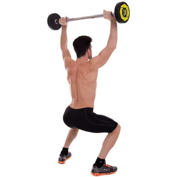 Штанга нерозбірна з фіксованою вагою пряма поліуретанова Zelart Urethane Barbell TA-2689-25 довжина-106см 25кг чорний-салатовий TA-2689-25 фото