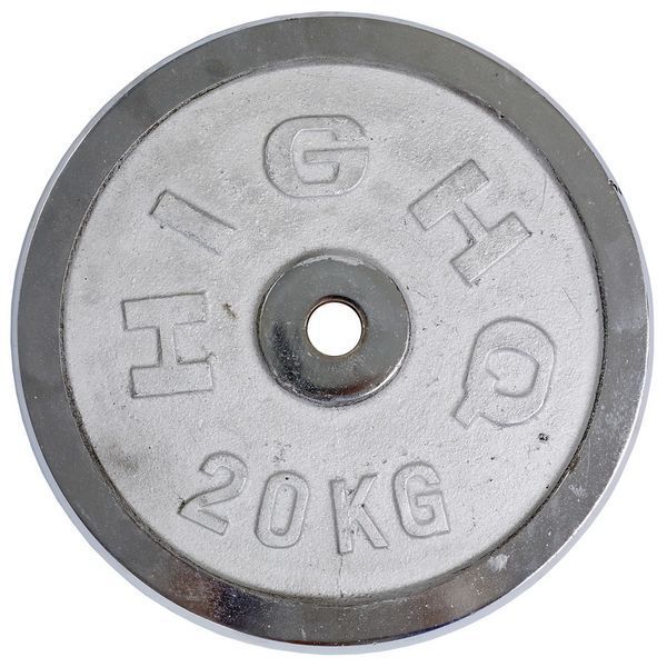 Блины диски хромированные HIGHQ SPORT TA-2189-20S 30мм 20кг хром TA-2189-20S фото