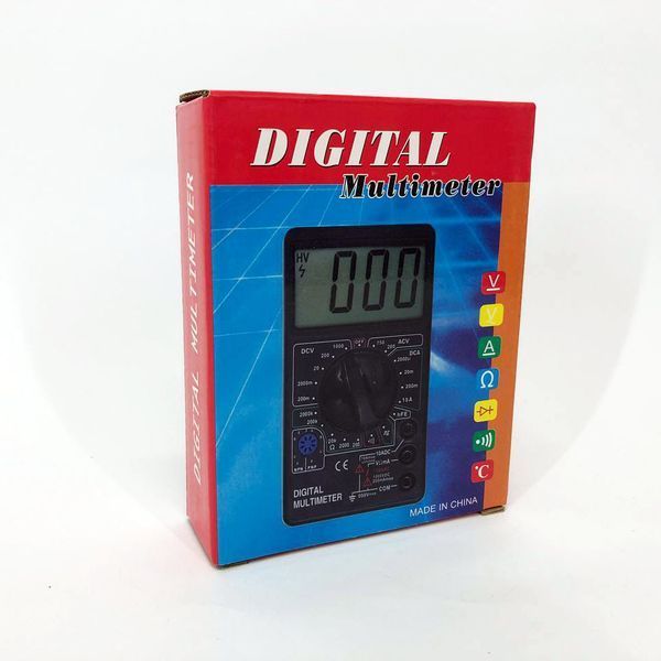 Цифровой мультиметр Digital Tech DT700D большой дисплей (со звуком), мультиметр с защитой ws28459 фото