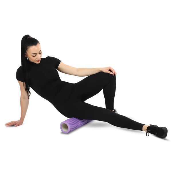 Ролер масажний циліндр (ролик мфр) 45см Grid Spine Roller SP-Sport FI-9390 кольори в асортименті FI-9390 фото