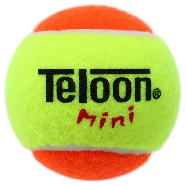 Мячи для большого тенниса TELOON KIDS MINI Stage-2 48шт оранжевый-салатовый Stage-2 фото