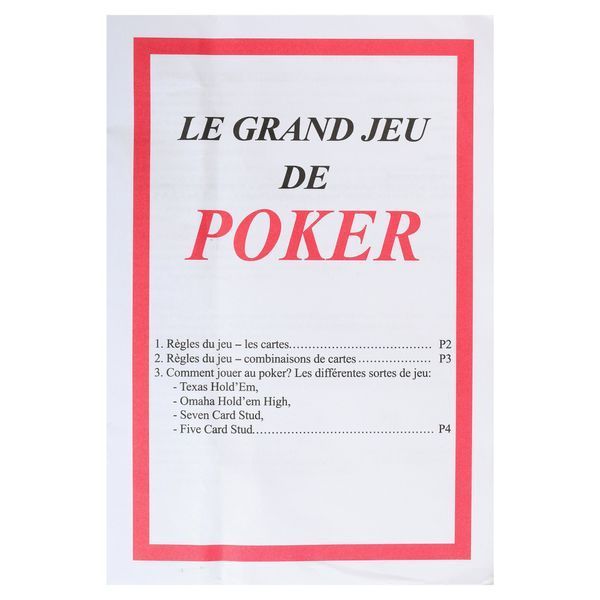 Набор для покера в металлической коробке Poker game set SP-Sport 6615K 500 фишек 6615K фото