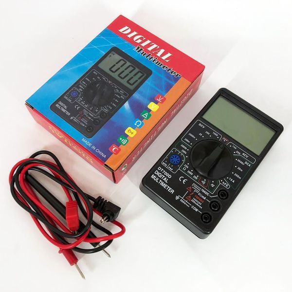 Цифровой мультиметр Digital Tech DT700D большой дисплей (со звуком), мультиметр с защитой ws28459 фото