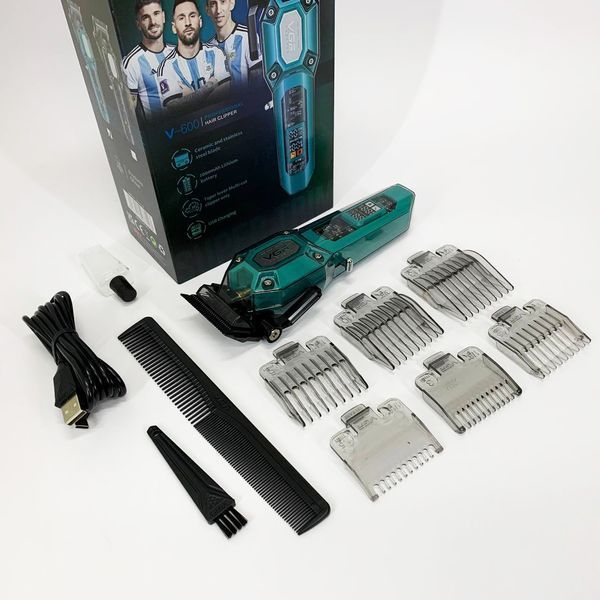 Акумуляторна машинка для стрижки VGR V-600. Колір: зелений ws17347-1 фото