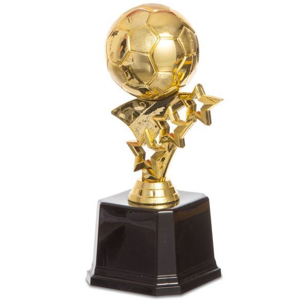 Фигура наградная спортивная SP-Sport Футбольный мяч JZ-19841-F высота 18см золото JZ-19841-F фото