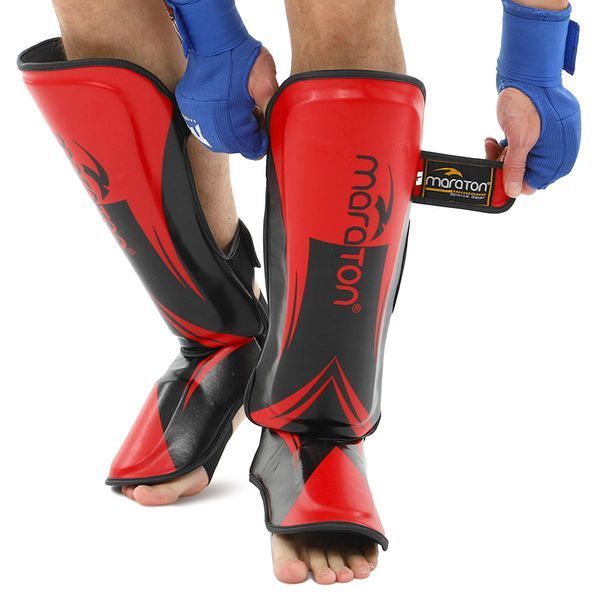 Защита голени и стопы Муай Тай, ММА, Кикбоксинг REXION MARATON BO-9321 S-XL цвета в ассортименте L BO-9321 фото