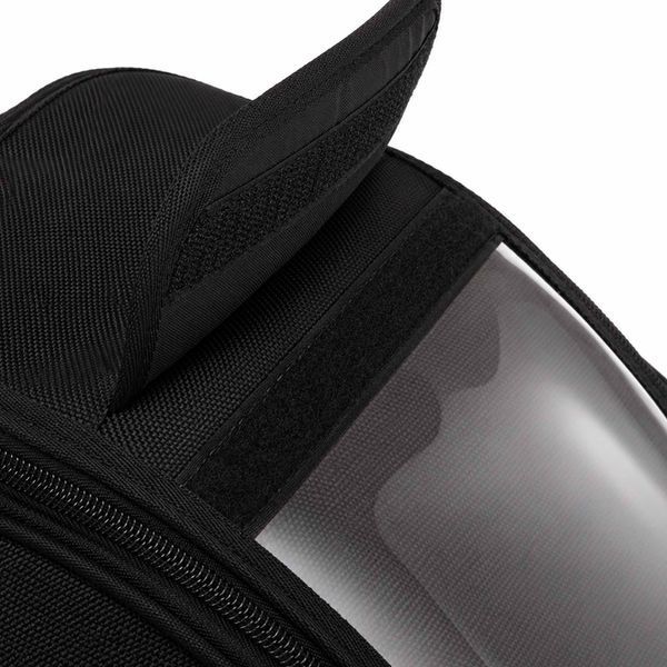 Сумка на бак мотоцикла на магнітах із вікном під телефон Tank Bag BUOTAI YA6 39х30х27см чорний YA6 фото