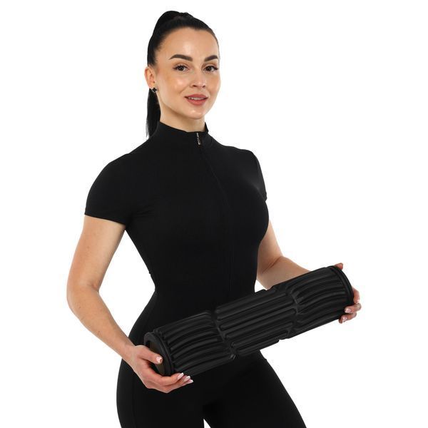 Ролер масажний циліндр (ролик мфр) 45см Grid Spine Roller SP-Sport FI-9390 кольори в асортименті FI-9390 фото