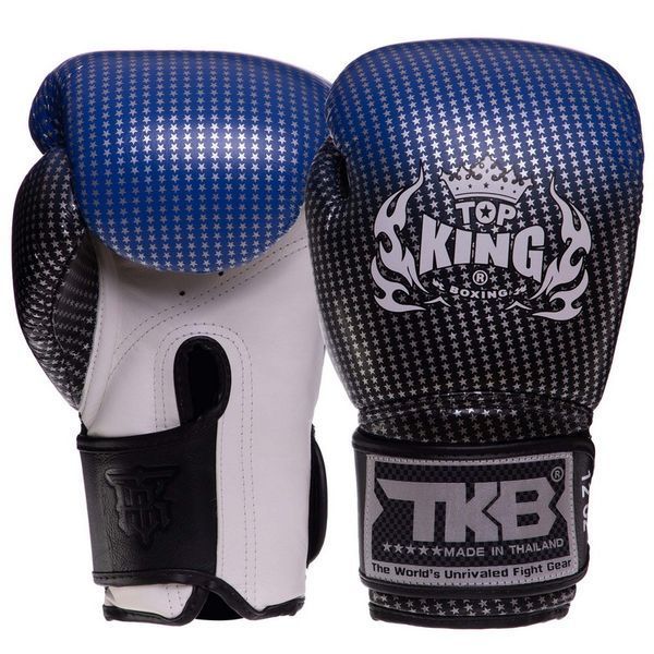 Перчатки боксерские на липучке кожаные TOP KING Super Star TKBGSS-01 8-18унций цвета в ассортименте 8 унции TKBGSS-01 фото