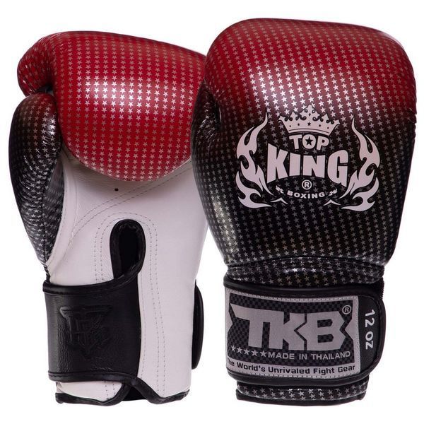 Перчатки боксерские на липучке кожаные TOP KING Super Star TKBGSS-01 8-18унций цвета в ассортименте 8 унции TKBGSS-01 фото