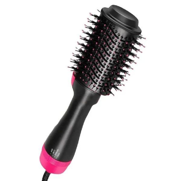 Фен Щетка расчёска 3в1 One step Hair Dryer 1000 Вт 3 режима выпрямитель для укладки волос стайлер с функцией ионизации ws38113 фото