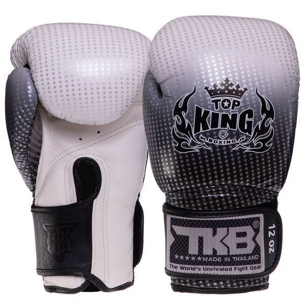 Перчатки боксерские на липучке кожаные TOP KING Super Star TKBGSS-01 8-18унций цвета в ассортименте 8 унции TKBGSS-01 фото