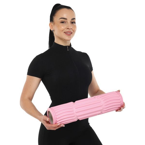 Ролер масажний циліндр (ролик мфр) 45см Grid Spine Roller SP-Sport FI-9390 кольори в асортименті FI-9390 фото