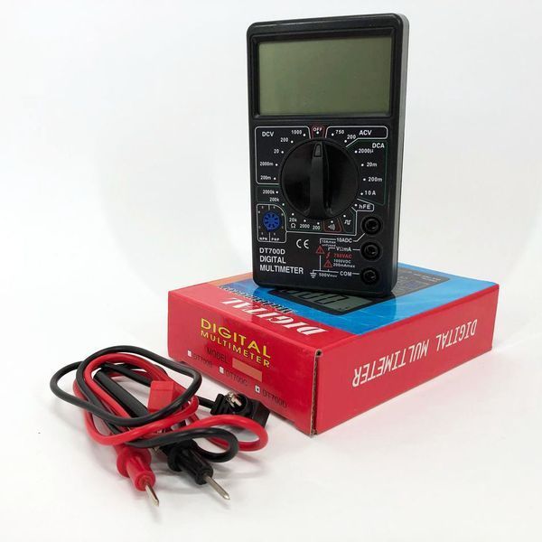 Цифровой мультиметр Digital Tech DT700D большой дисплей (со звуком), мультиметр с защитой ws28459 фото
