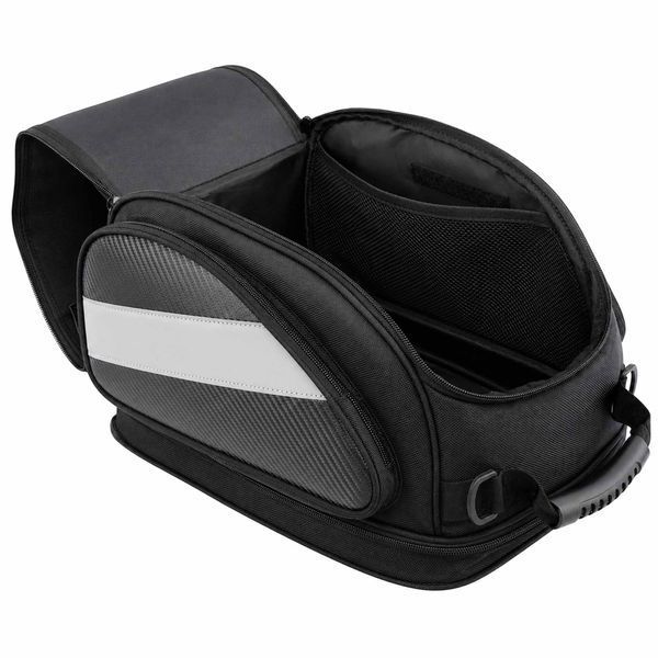 Сумка на бак мотоцикла на магнітах із вікном під телефон Tank Bag BUOTAI YA6 39х30х27см чорний YA6 фото