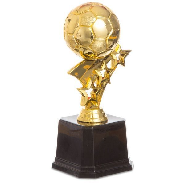 Фигура наградная спортивная SP-Sport Футбольный мяч JZ-19841-F высота 18см золото JZ-19841-F фото